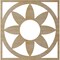 Ekena Millwork Blume Wood Fretwork Pierced Ceiling Medallion, Birch, 30"OD x 10 3/8"ID x 1/4"T CMWP30X30X0250BLBI - alternate 2